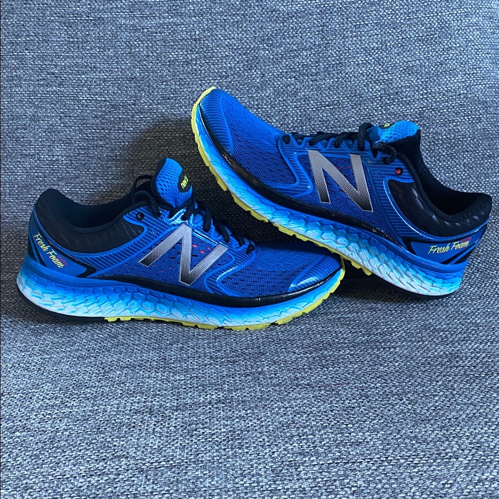 ✨NEW✨New Balance Men's Fresh Foam 1080 Blue and Yellow Athletic Shoes